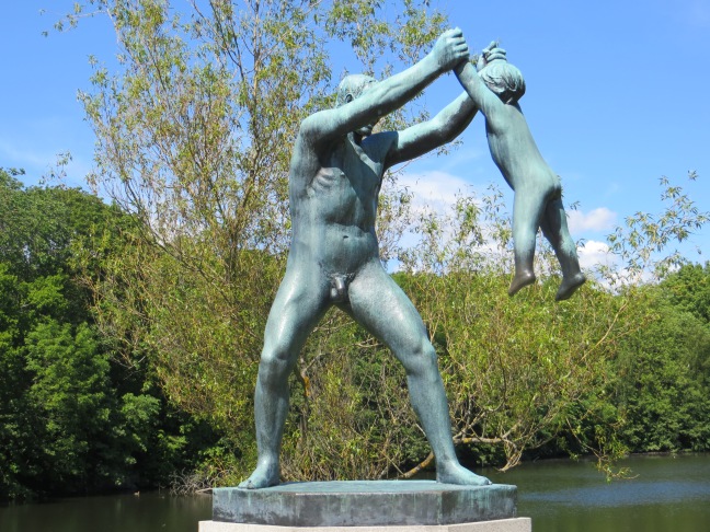 Full size sculpture in The Vigeland Park 